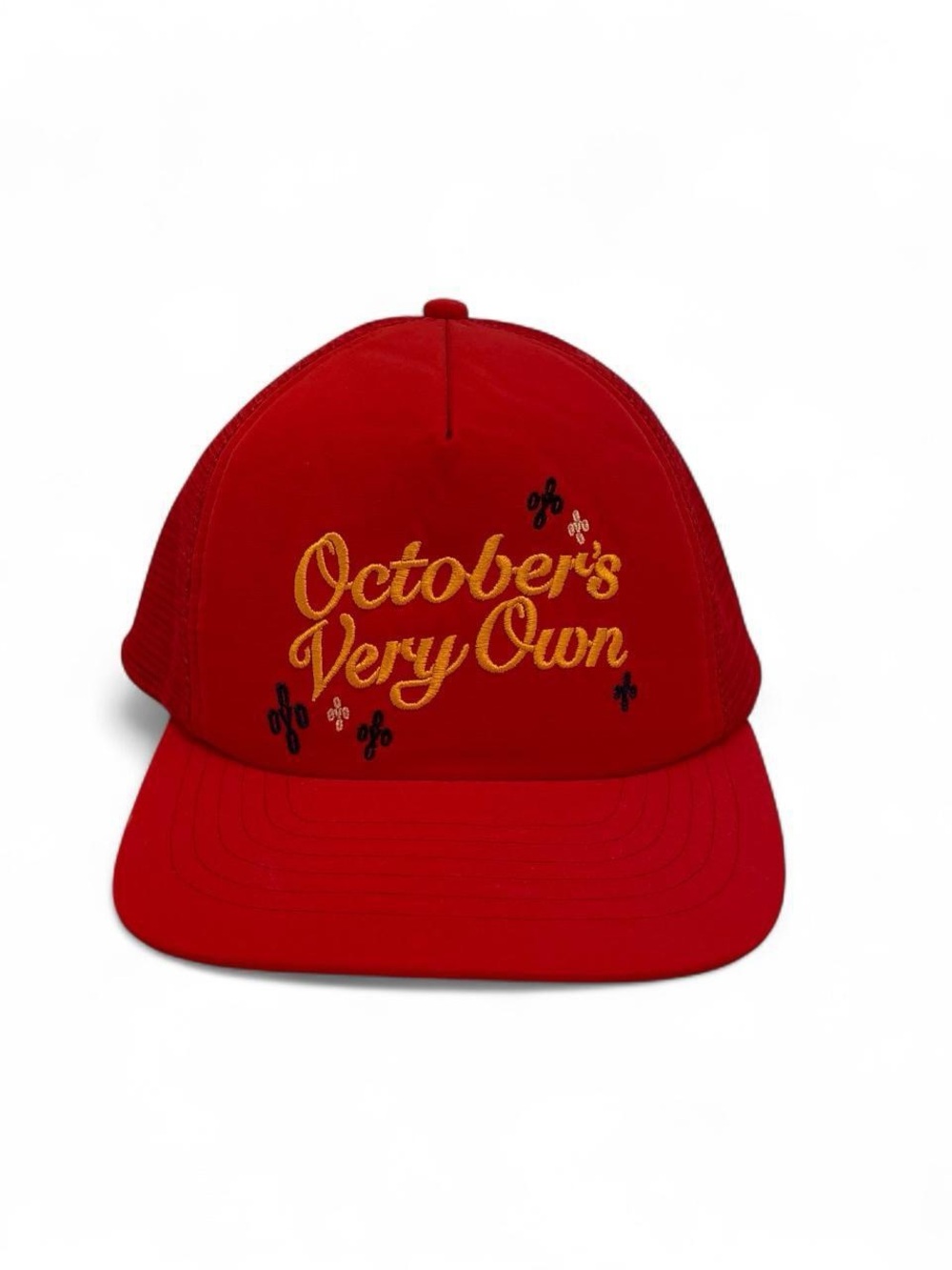 OVO Red Cap with Yellow Embroidered Script